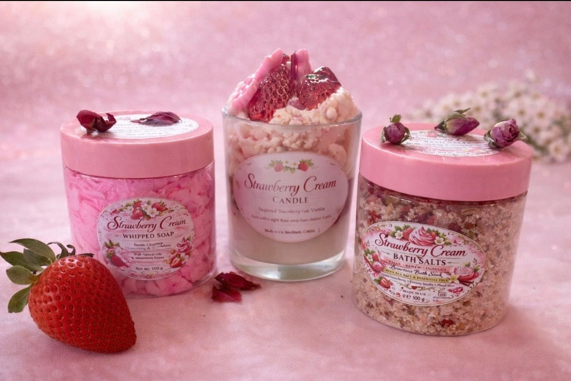 Mother's Day Strawberry Spa Gift Box – Luxury Handmade Pamper Set for Mum