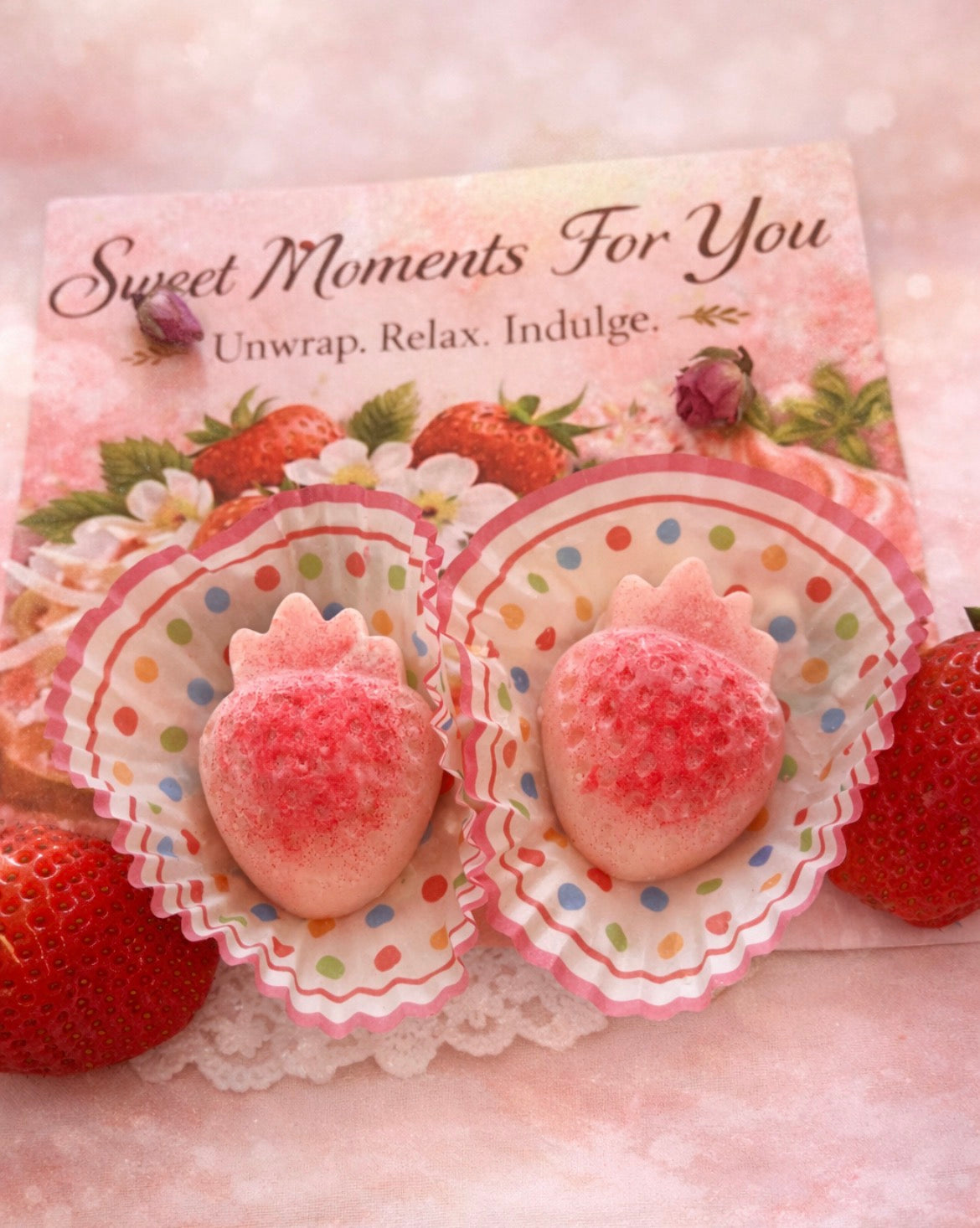 Mother's Day Strawberry Spa Gift Box – Luxury Handmade Pamper Set for Mum