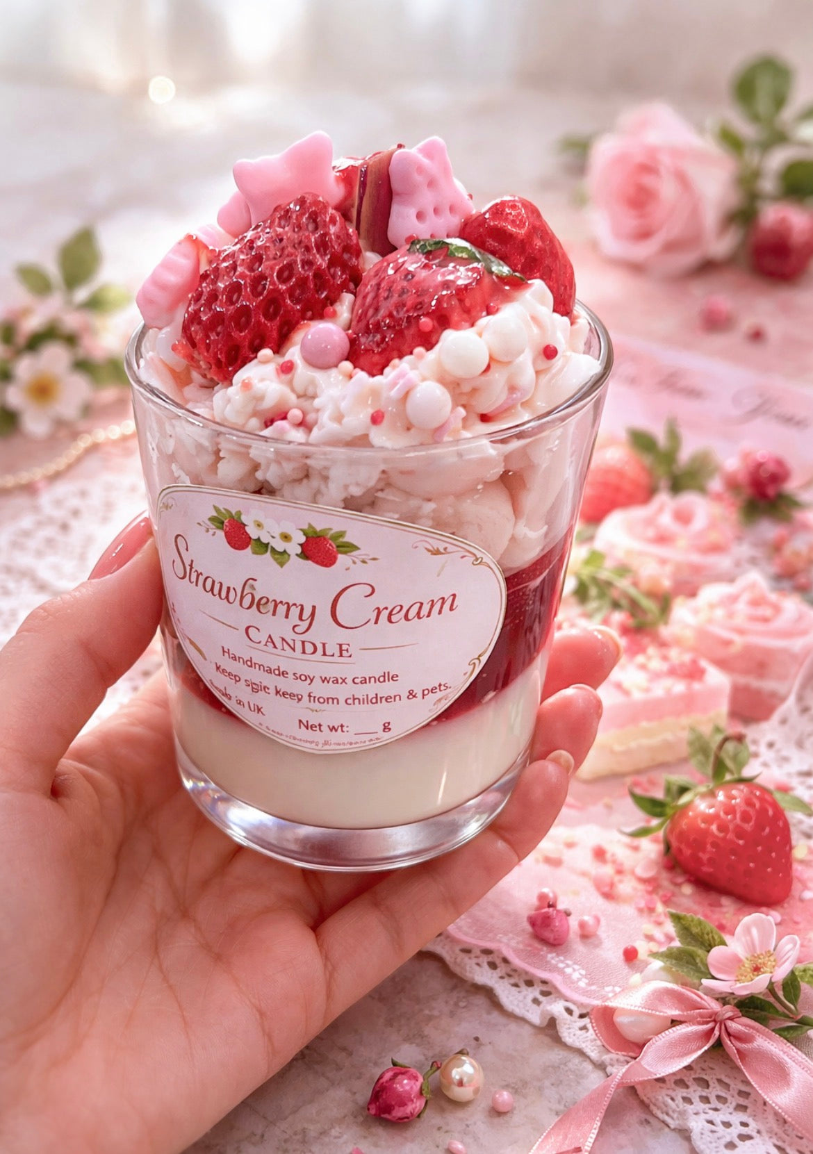 Mother's Day Strawberry Spa Gift Box – Luxury Handmade Pamper Set for Mum