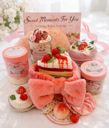 Mother's Day Strawberry Spa Gift Box – Luxury Handmade Pamper Set for Mum