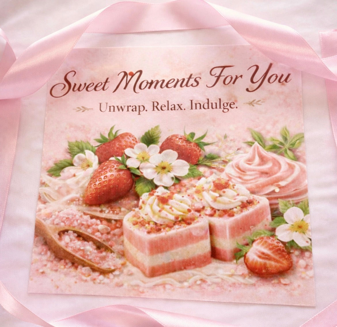 Mother's Day Strawberry Spa Gift Box – Luxury Handmade Pamper Set for Mum