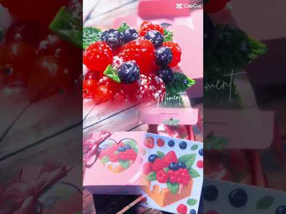 Berry Waffle Soap – Realistic Dessert Style Handmade Soap